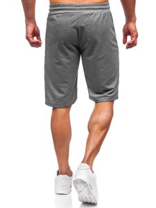 Pantalón corto deportivo para hombre color grafito Denley JX511