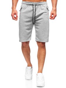 Pantalón corto deportivo para hombre color gris Bolf JX130