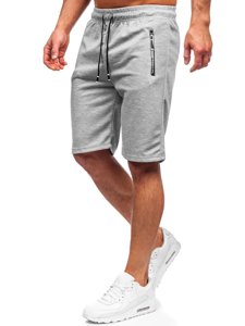 Pantalón corto deportivo para hombre color gris Bolf JX203