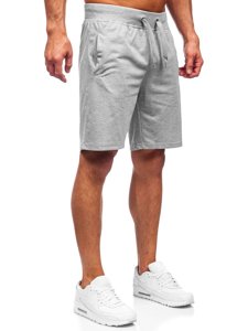 Pantalón corto deportivo para hombre color gris Bolf K10003