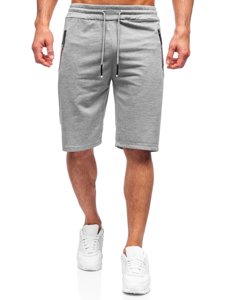 Pantalón corto deportivo para hombre color gris Denley JX511