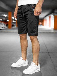 Pantalón corto deportivo para hombre color negro Bolf JX503