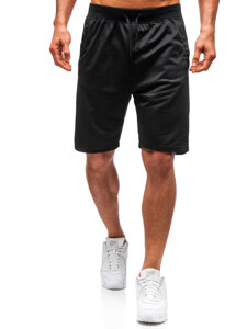 Pantalón corto deportivo para hombre negro Bolf DK01