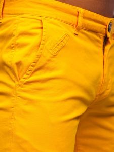 Pantalón corto para hombre color azul amarillo Bolf 1142