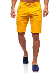 Pantalón corto para hombre color azul amarillo Bolf 1142