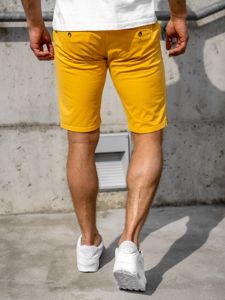 Pantalón corto para hombre color azul amarillo Bolf 1142