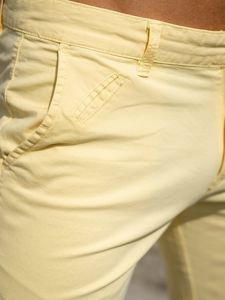 Pantalón corto para hombre color azul amarillo claro Bolf 1142