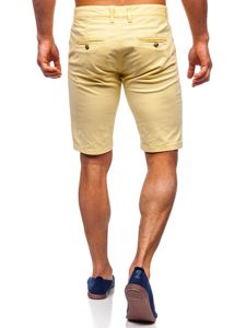 Pantalón corto para hombre color azul amarillo claro Bolf 1142