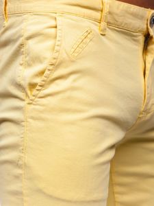 Pantalón corto para hombre color azul amarillo claro Bolf 1142