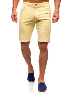 Pantalón corto para hombre color azul amarillo claro Bolf 1142