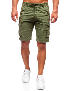 Pantalón corto tipo cargo shorts para hombre verde Bolf XX160086