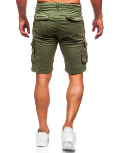 Pantalón corto tipo cargo shorts para hombre verde Bolf XX160086