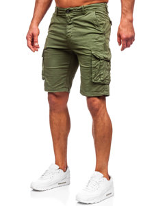 Pantalón corto tipo cargo shorts para hombre verde Bolf XX160086