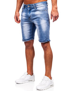 Pantalón corto vaquero para hombre azul Bolf NG60360