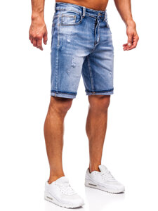 Pantalón corto vaquero para hombre azul Bolf NG60367