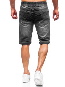 Pantalón corto vaquero para hombre color negro Denley K15010-2