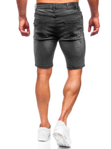 Pantalón corto vaquero para hombre gris Bolf MP0036G