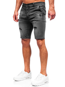 Pantalón corto vaquero para hombre gris Bolf MP0036G