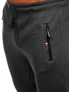 Pantalón de chándal grande para hombre antracita Bolf JX6216