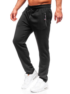 Pantalón de chándal grande para hombre negro Bolf JX6261