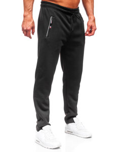 Pantalón de chándal grande para hombre negro Bolf JX6261