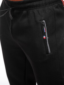 Pantalón de chándal grande para hombre negro Bolf JX6261