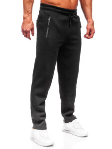 Pantalón de chándal grande para hombre negro Bolf JX9826