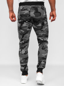 Pantalón de chándal para hombre camuflaje y grafito Bolf KZ15B