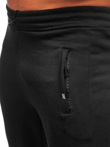 Pantalón de chándal para hombre negro Bolf YK187