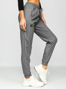 Pantalón de chándal para mujer antracita Bolf AF316NM