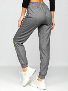 Pantalón de chándal para mujer antracita Bolf AF316NM