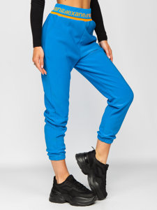 Pantalón de chándal para mujer azul Bolf H1007A