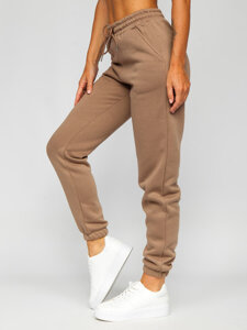 Pantalón de chándal para mujer beige Bolf BL32