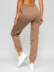 Pantalón de chándal para mujer beige Bolf BL32