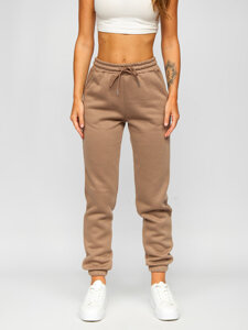 Pantalón de chándal para mujer beige Bolf BL32