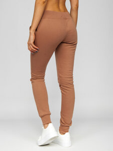 Pantalón de chándal para mujer beige Bolf CK-01