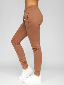 Pantalón de chándal para mujer beige Bolf CK-01