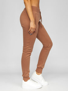 Pantalón de chándal para mujer beige Bolf CK-01