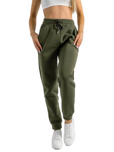 Pantalón de chándal para mujer caqui Bolf HL540