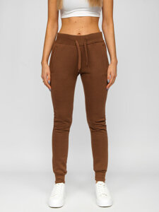 Pantalón de chándal para mujer chocolate Bolf CK-01