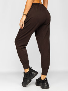 Pantalón de chándal para mujer marrón Bolf 0011