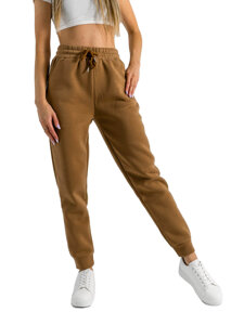 Pantalón de chándal para mujer marrón Bolf HL540