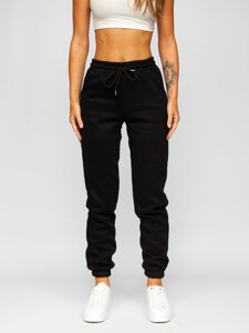 Pantalón de chándal para mujer negro Bolf BL32