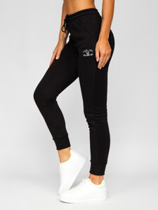 Pantalón de chándal para mujer negro Bolf F23350