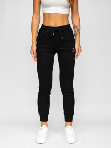 Pantalón de chándal para mujer negro Bolf F23350