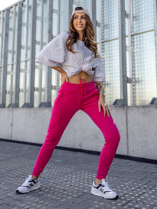 Pantalón de chándal para mujer rosa Bolf CK-01-19B