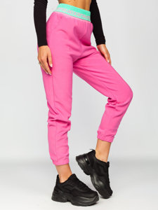 Pantalón de chándal para mujer rosa Bolf H1007A