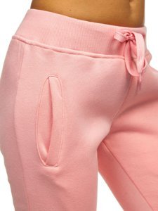 Pantalón de chándal para mujer rosa claro Bolf CK-01-38B