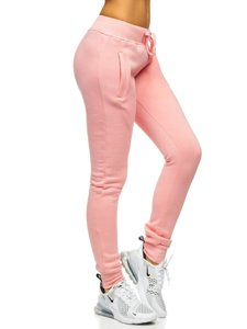 Pantalón de chándal para mujer rosa claro Bolf CK-01-38B