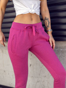 Pantalón de chándal para mujer rosa oscuro Bolf CK-01B